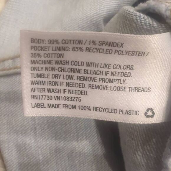 Universal Threads Skirt Jean High Waist Denim Frayed light blue Women's 8/29 - Picture 4 of 8